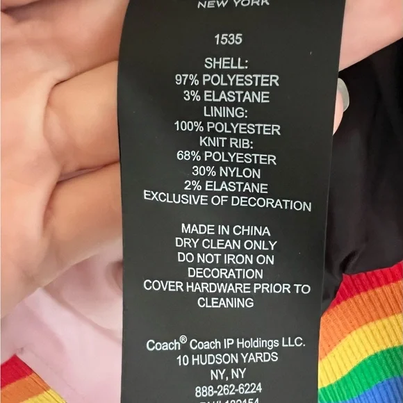 Rainbow Satin Coach Jacket - Picture 4 of 4